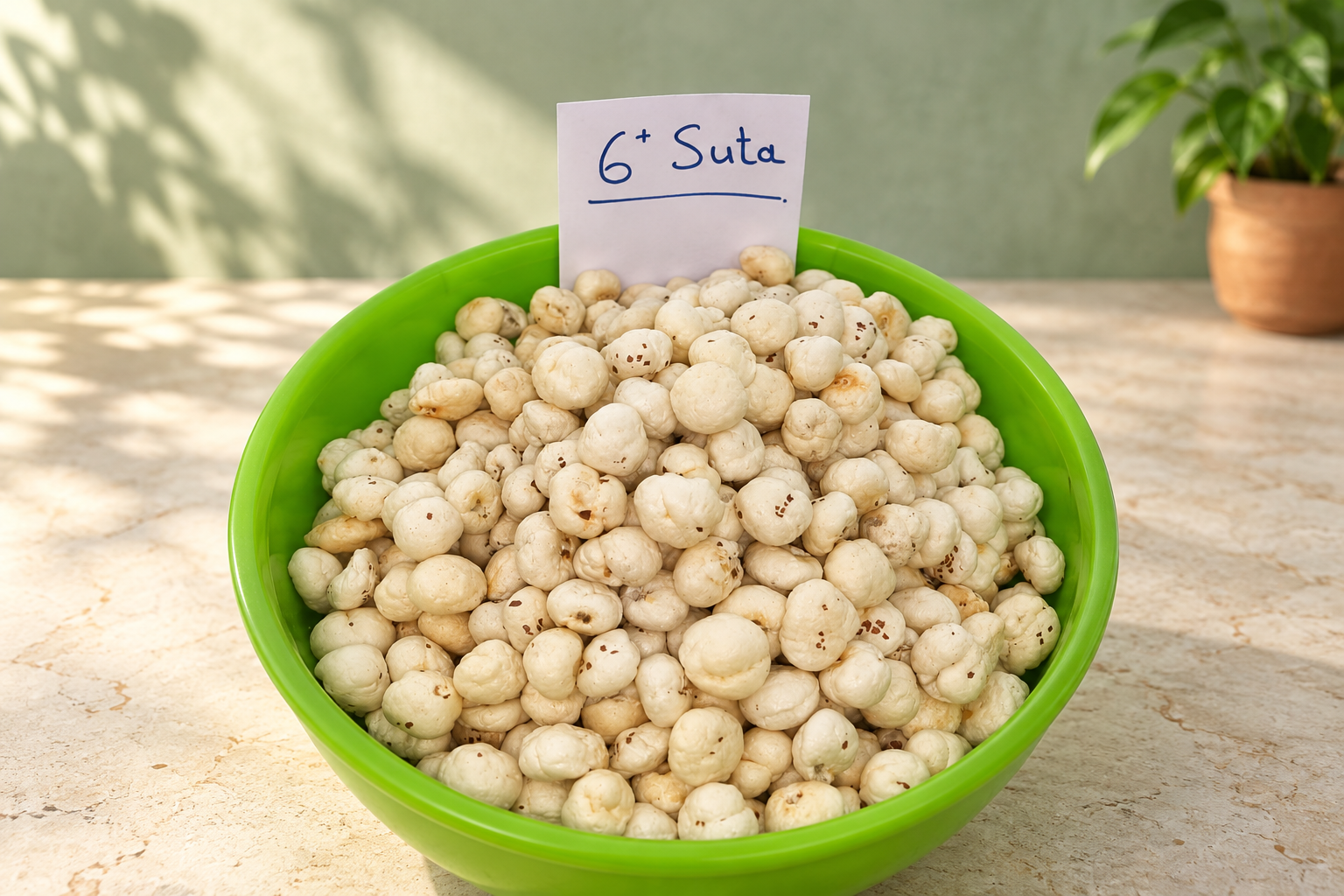 6 Suta Raw Phool Makhana