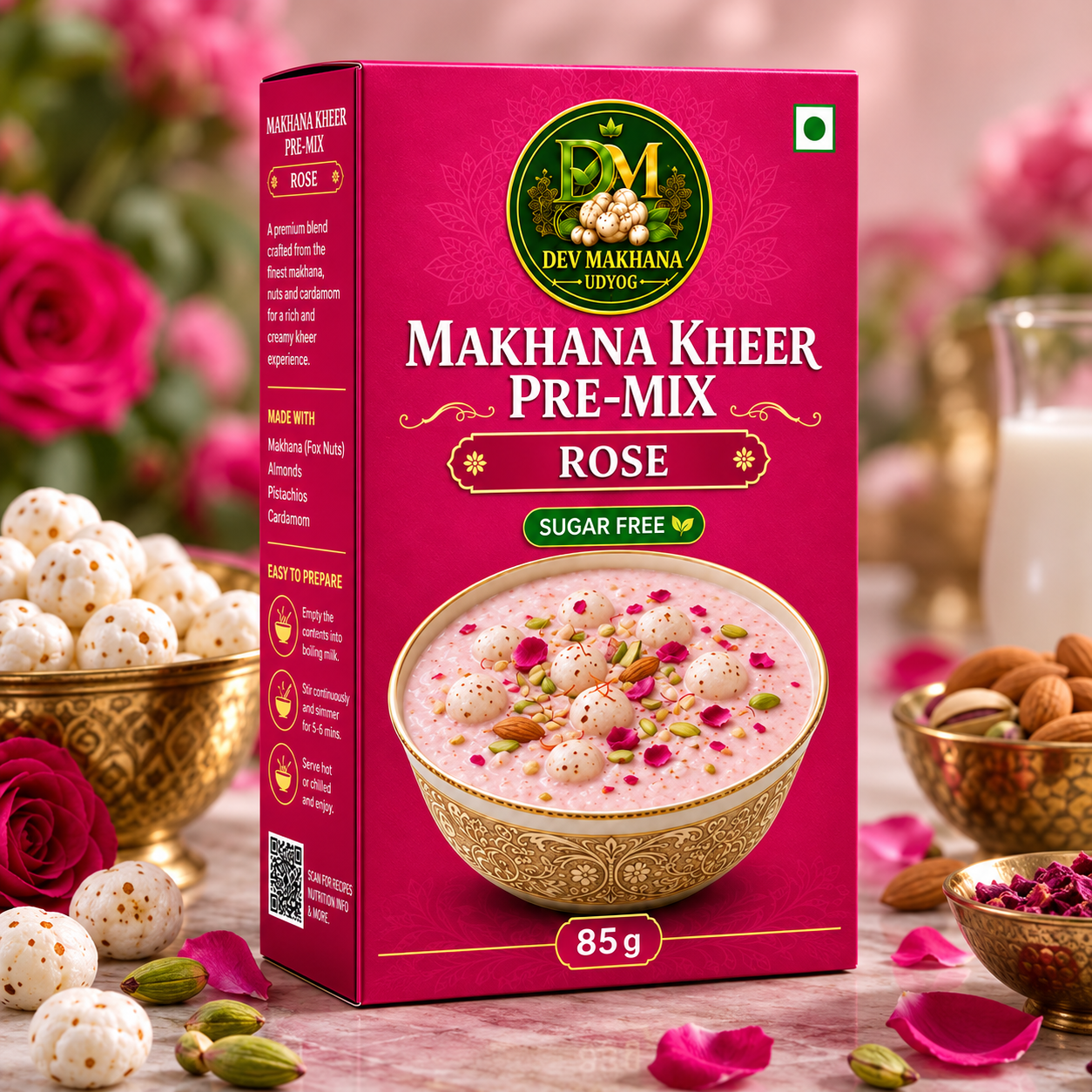 Makhana Kheer Pre-Mix Rose Sugar Free